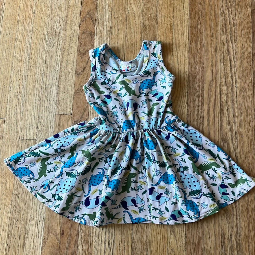 Dot Dot Smile Dinosaur Dress